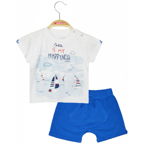 ENERGIERS ΒΡΕΦΙΚΟ ΣΕΤ T-SHIRT ΣΟΡΤΣΑΚΙ ΜΠΛΕ 11-221472-0