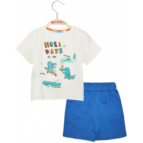 ENERGIERS ΒΡΕΦΙΚΟ ΣΕΤ T-SHIRT ΣΟΡΤΣΑΚΙ ΜΠΛΕ 11-221486-0