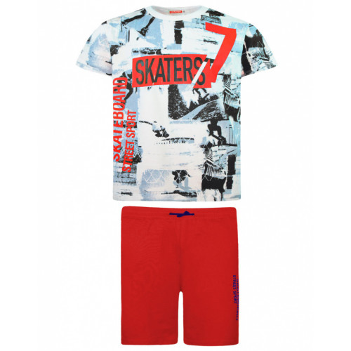 ENERGIERS ΠΑΙΔΙΚΟ ΣΕΤ T-SHIRT ΒΕΡΜΟΥΔΑ ΚΟΚΚΙΝΟ 12-221144-0B