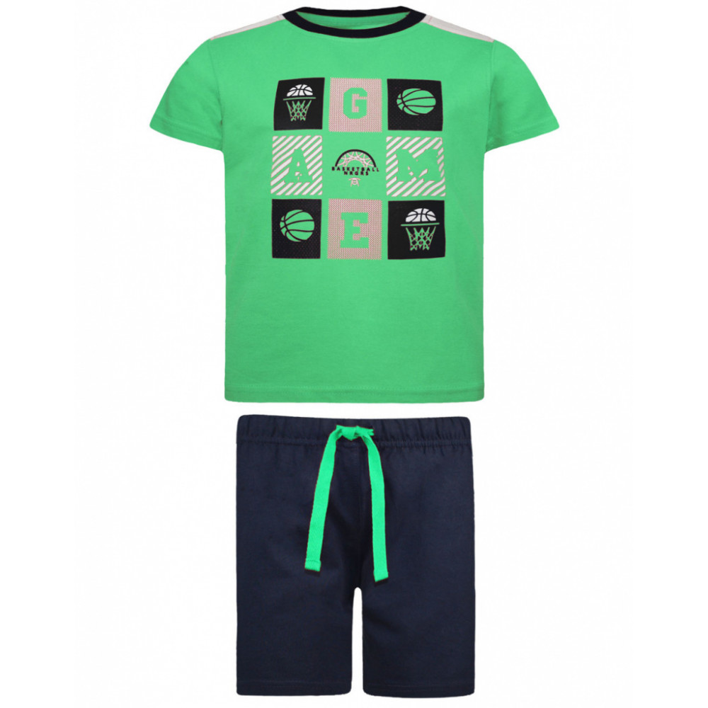 ENERGIERS ΠΑΙΔΙΚΟ ΣΕΤ T-SHIRT ΒΕΡΜΟΥΔΑ ΠΡΑΣΙΝΟ 12-221176-0 ΣΕΤ