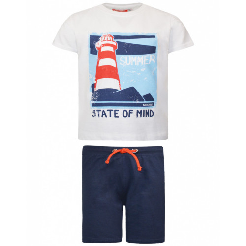 ENERGIERS ΠΑΙΔΙΚΟ ΣΕΤ T-SHIRT ΒΕΡΜΟΥΔΑ ΜΠΛΕ 12-221177-0