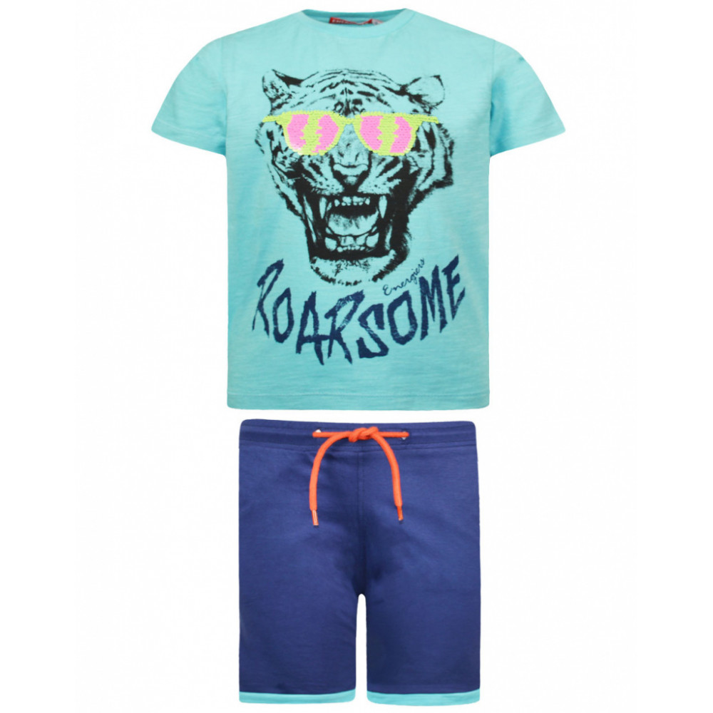 ENERGIERS ΠΑΙΔΙΚΟ ΣΕΤ T-SHIRT ΒΕΡΜΟΥΔΑ ΙΝΤΙΓΚΟ 12-221187-0 ΣΕΤ