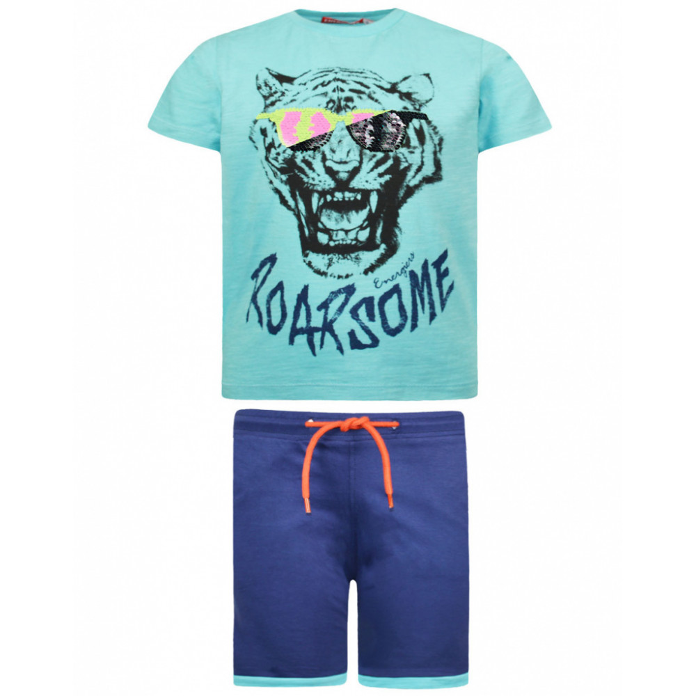 ENERGIERS ΠΑΙΔΙΚΟ ΣΕΤ T-SHIRT ΒΕΡΜΟΥΔΑ ΙΝΤΙΓΚΟ 12-221187-0 ΣΕΤ
