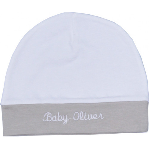 ΣΚΟΥΦΑΚΙ ΒΡΕΦΙΚΟ BABY OLIVER ΖΕΡΣΕΥ ΛΕΥΚΟ - ΜΟΚΑ 46-6751/14