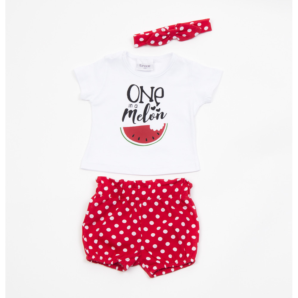 ΠΑΙΔΙΚΟ ΣΕΤ ΓΙΑ ΚΟΡΙΤΣΙ ΑΠΟ ΤΗΝ ΕΤΑΙΡΕΙΑ TRAXΠεριλαμβάνει :Μπλούζα με τύπωμαΠαντελόνιΣύνθεση: 100% Βαμβάκι-μπλούζα και 95% Βαμβάκι-5% Lycra-παντελόνιΕλληνικής κατασκευής