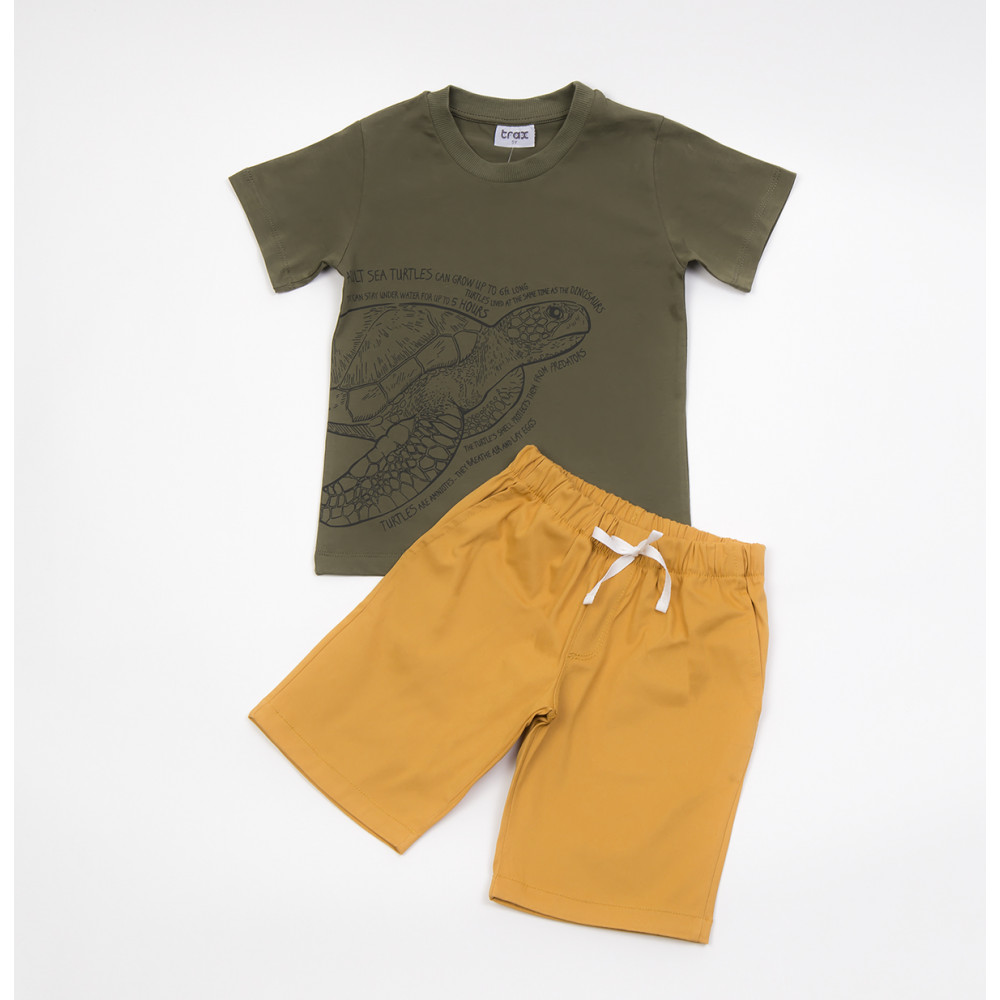 ΠΑΙΔΙΚΟ ΣΕΤ ΓΙΑ ΑΓΟΡΙ ΑΠΟ ΤΗΝ ΕΤΑΙΡΕΙΑ TRAXΠεριλαμβάνει :Μπλούζα τύπωμαΠαντελόνιΣύνθεση: 100% Βαμβάκι-μπλούζα και 95% Βαμβάκι-5% Lycra-παντελόνιΕλληνικής κατασκευής