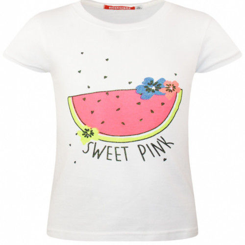 ENERGIERS T-SHIRT ΚΟΡΙΤΣΙ ΜΕ ΤΥΠΩΜΑ ΛΕΥΚΟ 15-221308-5