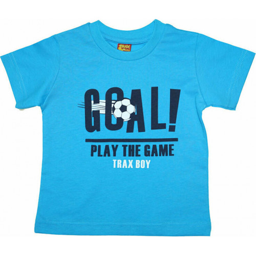 TRAX ΣΕΤ T-SHIRT ΜΕ ΒΕΡΜΟΥΔΑ ΑΓΟΡΙ 2 ΤΕΜ ΓΑΛΑΖΙΟ-ΜΠΛΕ 39404B