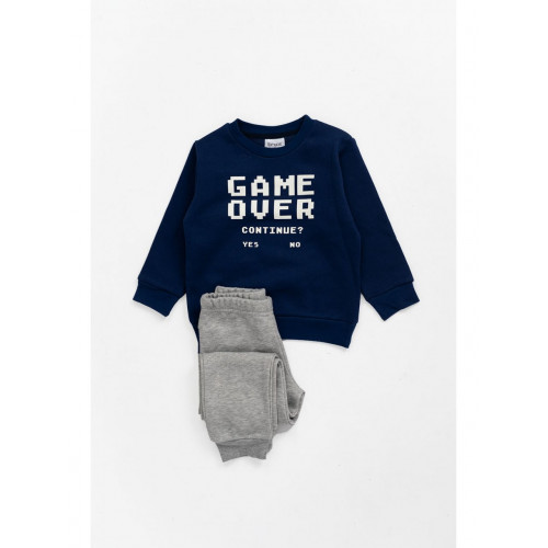 TRAX ΠΑΙΔΙΚΗ ΦΟΡΜΑ ΣΕΤ ΑΓΟΡΙ GAME OVER ΙΝΤΙΓΚΟ-ΓΚΡΙ 40918