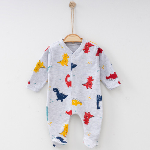 ΒΡΕΦΙΚΟ ΦΟΡΜΑΚΙ DINOSAURS GREY 006.NAYINOM.1888-GREY