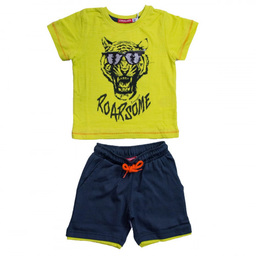 ENERGIERS ΠΑΙΔΙΚΟ ΣΕΤ T-SHIRT ΒΕΡΜΟΥΔΑ ΚΙΤΡΙΝΟ 12-221187-0B