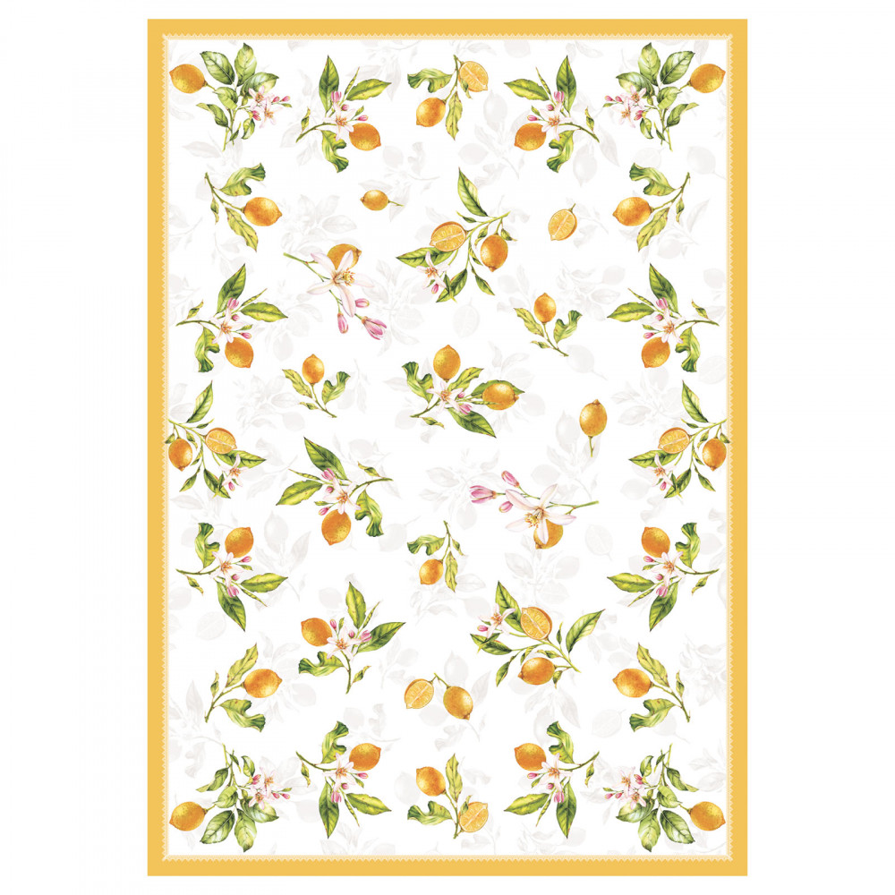 Τραπεζομάντηλο εμπριμέ της Das home σε διάσταση 140Χ180εκ, από 30% βαμβάκι και 70% πολυεστέρα.