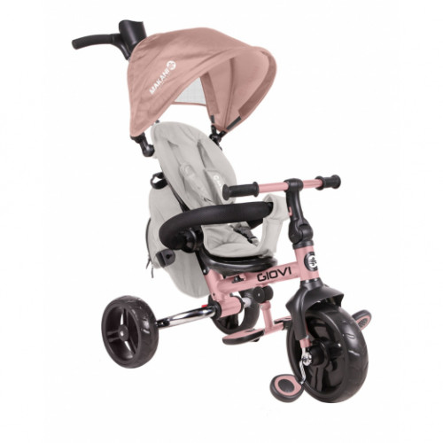 MAKANI ΤΡΙΚΥΚΛΟ ΠΟΔΗΛΑΤΑΚΙ ΑΝΑΔΙΠΛΟΥΜΕΝΟ GIOVI PINK 31006020143   - (ΔΩΡΟ AΞΙΑΣ €5 LED ΦΩΣ ΝΥΧΤΑΣ)