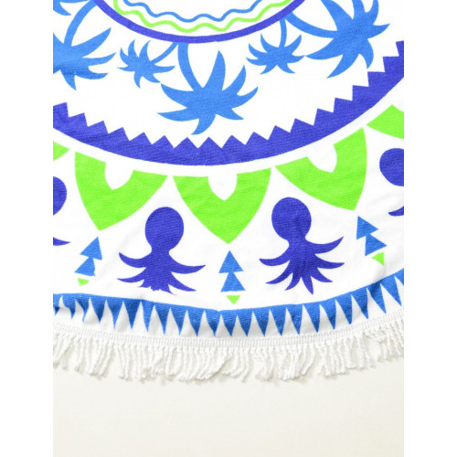 ΣΤΡΟΓΓΥΛΗ ΠΕΤΣΕΤΑ ΘΑΛΑΣΣΗΣ Φ140CM ΠΡΑΣΙΝΗ-ΜΠΛΕ 258150