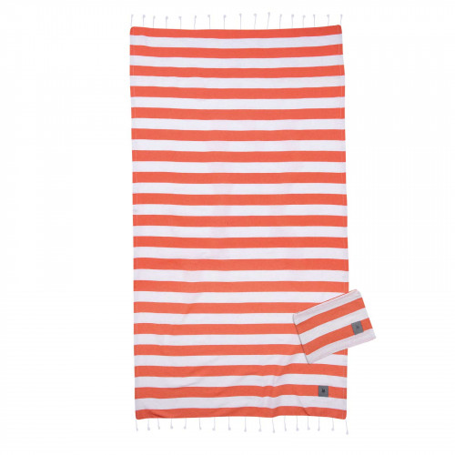 GREENWICH POLO CLUB ΠΕΤΣΕΤΑ-ΠΑΡΕΟ & ΝΕΣΕΣΕΡ 3824 ΚΟΚΚΙΝΟ-ΛΕΥΚΟ