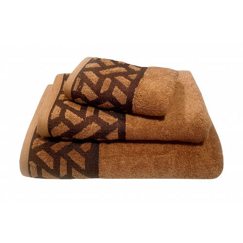 Πετσέτα Le Blanc Πεννιέ Ζακάρ 550gr/m2 MYKONOS Beige Χειρός 30×50