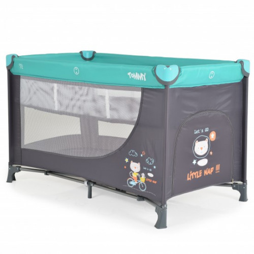 ΠΑΡΚΟΚΡΕΒΑΤΟ 2 ΕΠΙΠΕΔΩΝ MONI CANGAROO TOMMY BLUE 3800146249397