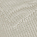 Κουβέρτα μονόχρωμη fleece με πομ-πομ.