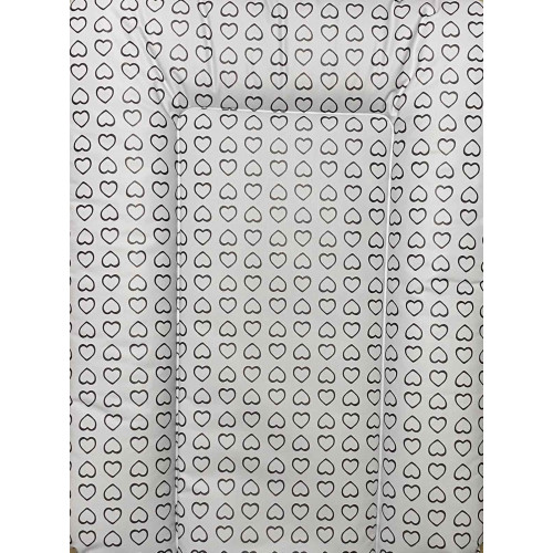 ΜΑΛΑΚΗ ΑΛΛΑΞΙΕΡΑ LORELLI WHITE HEARTS 50x70cm WHITE 10130160005-WHITE HEARTS