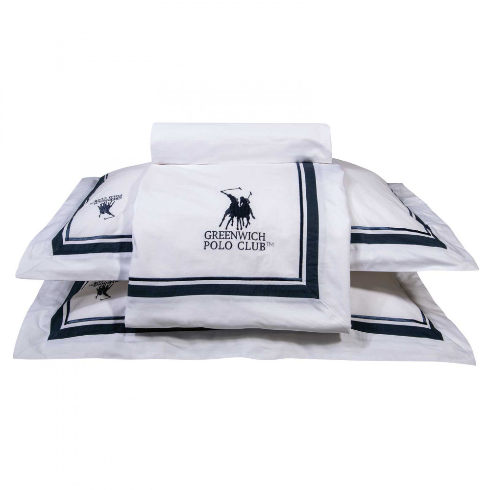 Σετ παπλωματοθήκη Greenwich Polo Club με κέντημα της σειράς Classic.