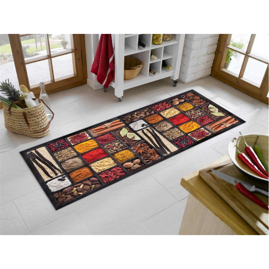 Η φωτογραφία δείχνει DIMCOL ΧΑΛΑΚΙ ΚΟΥΖΙΝΑΣ SPICES 246 67X150 POLYESTER 100%.