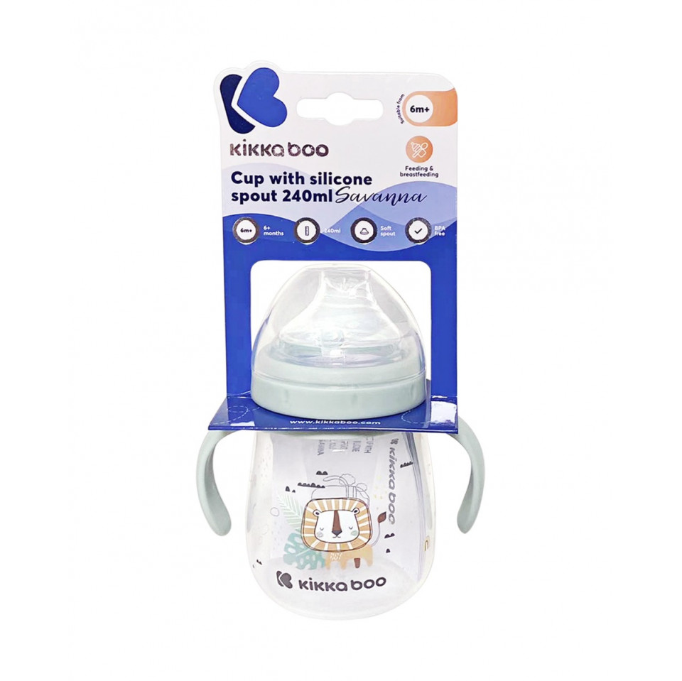 Η φωτογραφία δείχνει Κύπελλο μωρού με μαλακό στόμιο σιλικόνης.