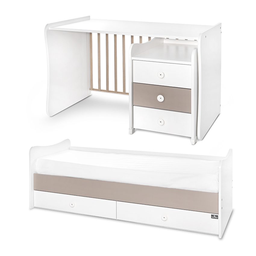 ΠΑΙΔΙΚΗ ΚΟΥΝΙΑ ΚΡΕΒΑΤΙ 2 ΣΕ 1 ΤΗΣ ΕΤΑΙΡΕΙΑΣ LORELLI.