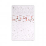 Η φωτογραφία δείχνει LORELLI ΠΑΠΛΩΜΑΤΟΘΗΚΗ ΣΕ ΔΙΑΣΤΑΣΕΙΣ 140/95cm, ΚΑΤΑΣΚΕΥΑΣΜΕΝΗ ΑΠΟ 100% ΒΑΜΒΑΚΙ ΜΕ ΦΕΡΜΟΥΑΡ